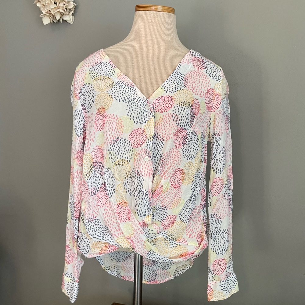 a.n.a. Button Down Blouse